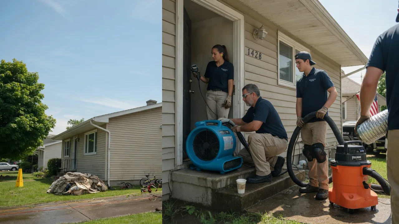 Water Damage Restoration in Normal, IL near me